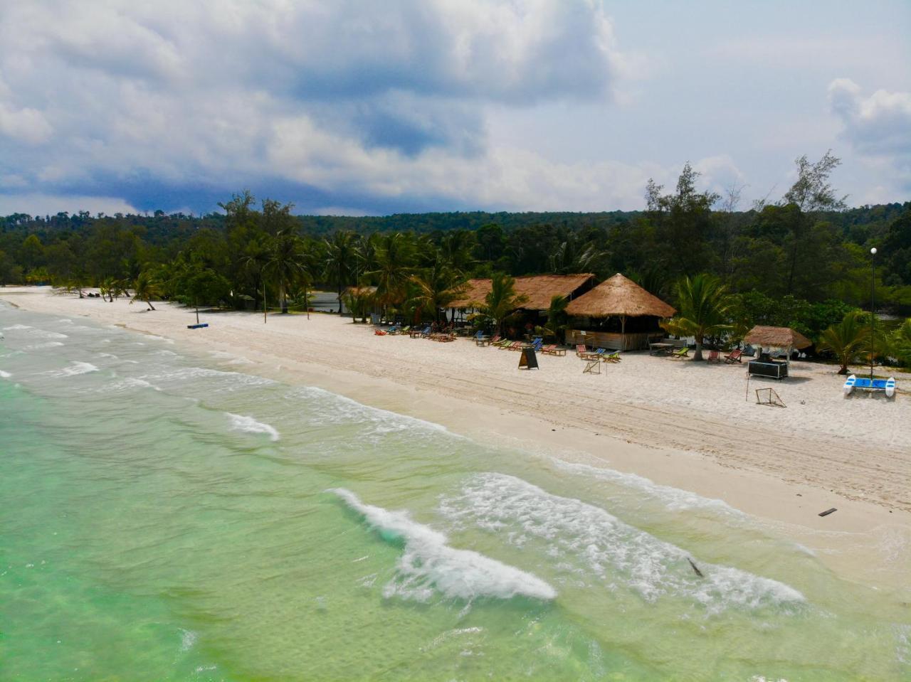 Sandbank Restaurant & Camping Koh Rong Kaoh Touch Exterior foto